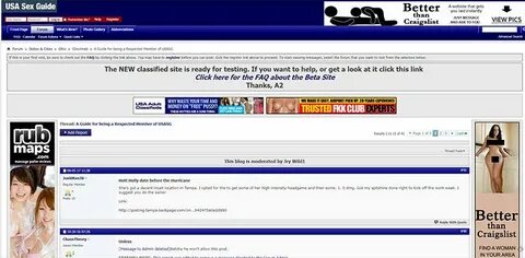 Usasexguide Forum