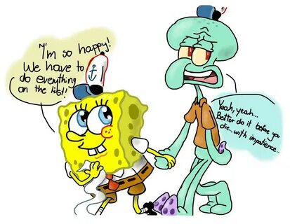 46+ Spongebob X Squidward Anime