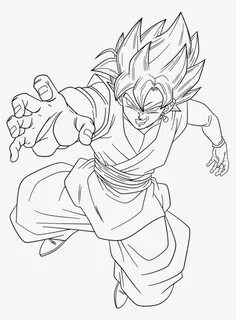 Super Saiyan Rose Goku Black Lineart By Songoku - Goku Trans