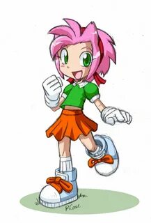 Human Amy Rose by Rings1234 -- Fur Affinity dot net