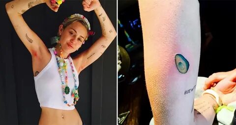 Miley Cyrus Solidifies Relationship with Avocados With a Tat