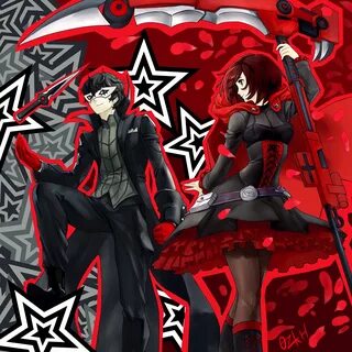 Ozkh on Twitter: "Joker from Persona 5 and Ruby Rose from RW