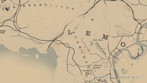 Red Dead 2 Poisonous Trail Treasure Map Locations And Guide 