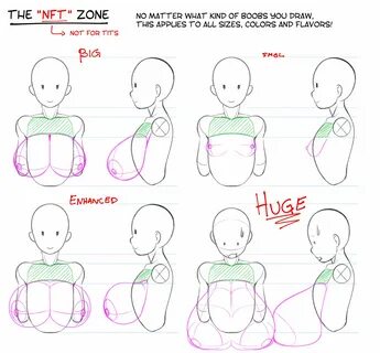 Michi 🐱 Twitterissä: "Protip when drawing boobs: Always respect the NFT zone! 😺.