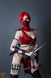 Skarlet Mortal Kombat 9. Cosplay Costume. Etsy Norway