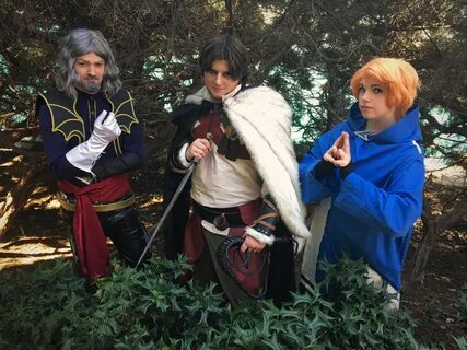 Self Hector Trevor Belmont and Sypha Belnades Cosplays from 