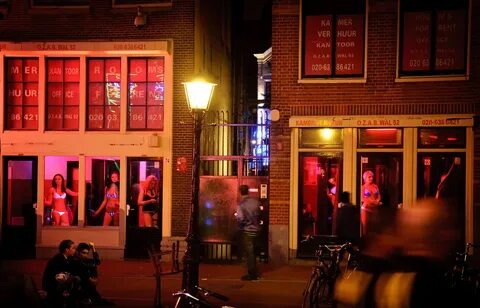 Amsterdam Red Light District - Windows Amsterdam, The Neth. 