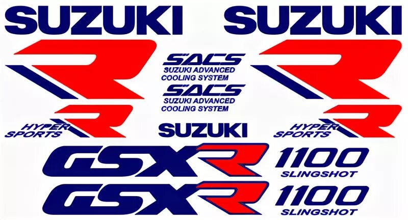 Quality Suzuki GSXR 1100 Slingshot Decal Set Style B for you