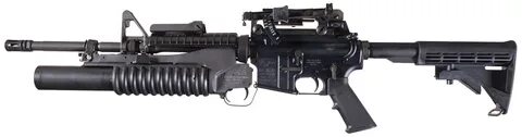 Colt AR-15A2 Carbine /Colt M203 40 mm Grenade Launcher Rig R