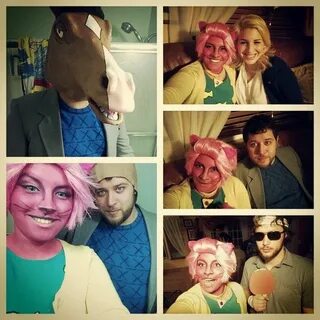 Bojack Horseman and Princess Carolyn Costumes We hung out wi