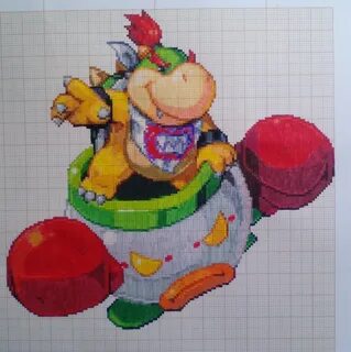Bowser Jr Pixel Art All in one Photos