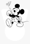 Mickey Mouse Black And White Png, Transparent Png , Transpar