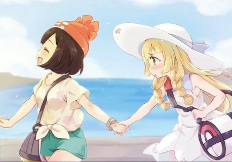 Moon and Lillie (Pokemon) Pokemon moon, Pokemon waifu, Pokem