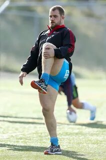Hot pair of rugby thighs.