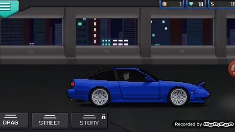 Играю в Pixel Car Racer - YouTube
