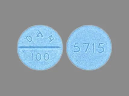 round blue dan 100 5715 Images - Amoxapine - amoxapine - NDC