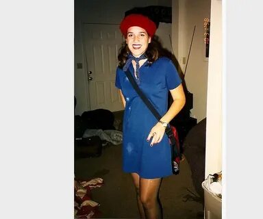 Monica! Blue dress costume, Halloween costumes friends, Fire