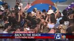 South Padre Island again featured large spring break crowds 