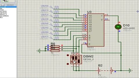 Multiplexor 74151 y Demultiplexor 74138 - YouTube