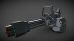 Starcraft2 Tychus Minigun - Buy Royalty Free 3D model by Moo