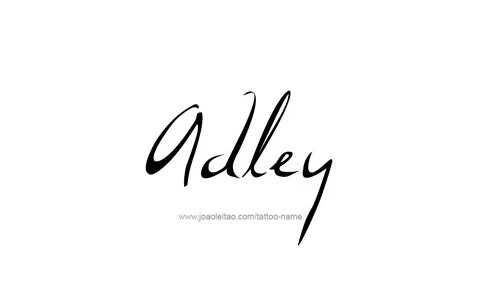 Adley Name Tattoo Designs