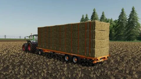 FS19 Bale Trailer Dangreville 1.0.0.0 - FS 19 Trailers Mod D