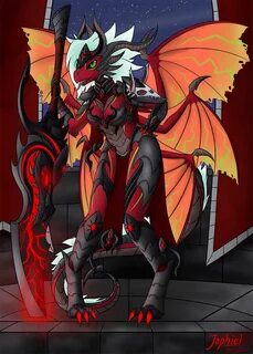 Jophiel (Dragon Knight) by AzuralCobaltros -- Fur Affinity d