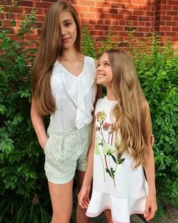 Lovely sister 💕 angelpolikarpova #angelinapolikarpova #malvi