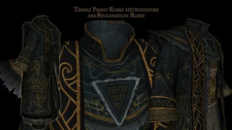 Temple Priest Robes HD Retexture - Reclamation Robes 服-ロ-ブ -