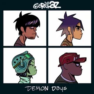 gorillaz phase 1 Capas de álbuns de rock, Desenhos, Ilustraç