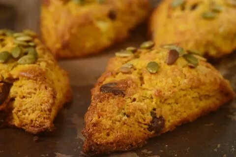 Pumpkin Scones - Joyofbaking.com *Video Recipe