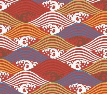 Japanese waves Japanese patterns, Wave pattern, Japanese qui