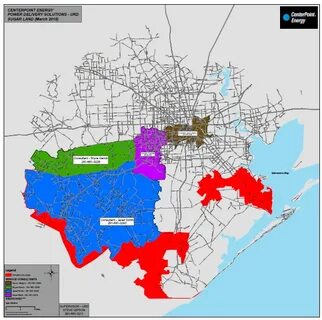 CenterPoint Service Area Maps & URD Chart - West Houston Ass