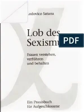 Lob Des Sexismus PDF