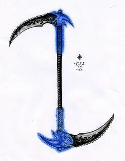 Amun's Double-blade scythe by amundoryn -- Fur Affinity dot 