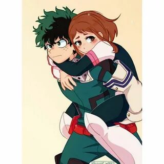 IMAGENES IZUKU X OCHAKO 💚 🌸 Deku x uraraka, Hero, My hero ac