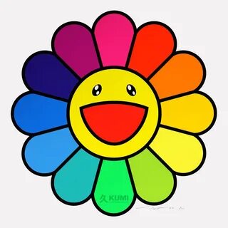 Smile On, Rainbow Flower!! Print Kumi Contemporary