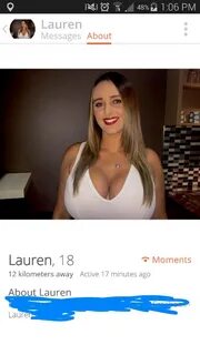 Holy fuk at this tinder girls boobs (pics) .