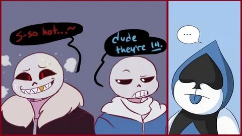 Funny Sans and Lancers Mom( Undertale and Deltarune Comic Du