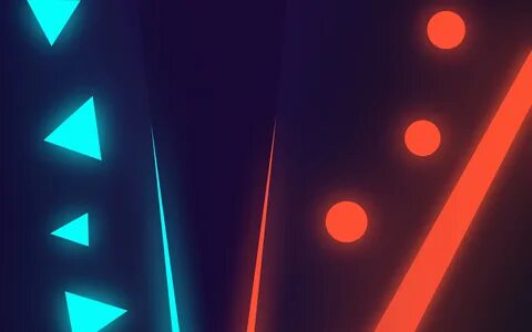 Скачать обои neon abstract background, neon geometric signs,