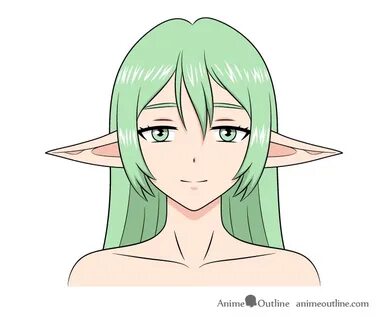 How to Draw an Anime Elf Girl Step by Step - AnimeOutline