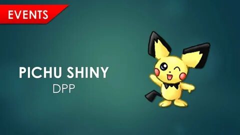 Pichu shiny evenement Pokemon Diamant, Perle, Platine - YouT