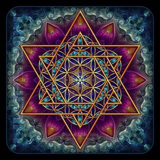 Flower of Life Fractal Star of David by Lilyas on deviantART