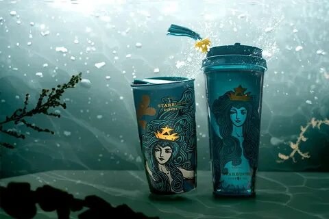 HTF Starbucks SS Phinney Anniversary Mermaid Tumbler credit 