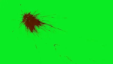 Blood Hit 03 Green Screen Animation Green Screen Green Scree