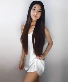 Asian girls long hair