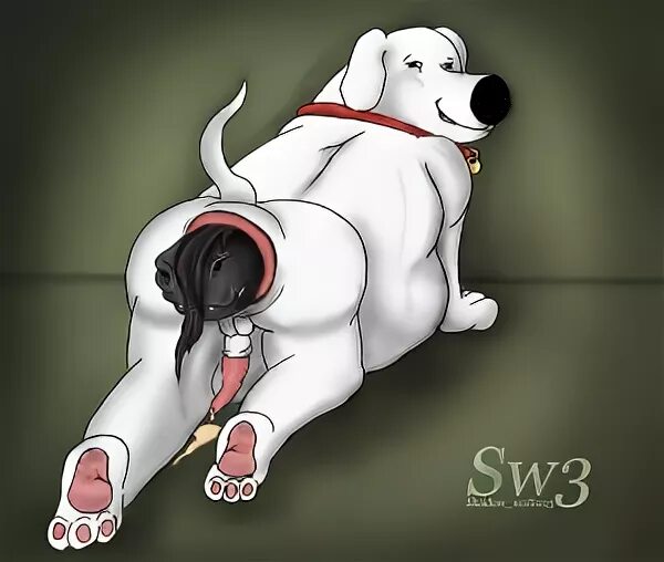 g4 :: Brian Griffin Posing (Anal Vore) by shadow_wolf003