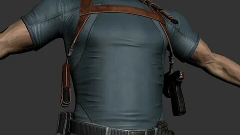 ArtStation - Leon S Kennedy Outfit from RE4