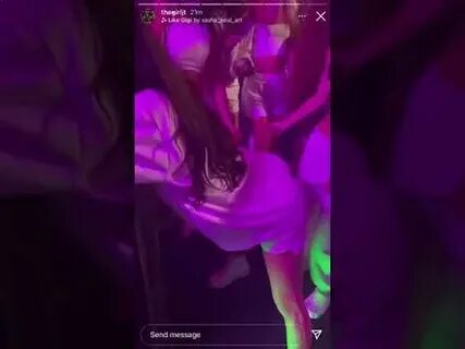 Charli D’Amelio twerking on City Girl JT Instagram story - Y