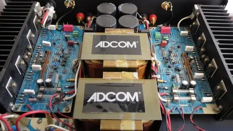 Adcom GFA 535 II Amplifier a look inside